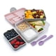 thumbnail image 2 of Lonchera bento box con cubiertos Rosado, 2 of 5