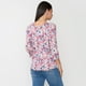 thumbnail image 2 of Polera Mujer Manga 3/4 Focal Print Ecru Corona, 2 of 5