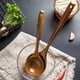 thumbnail image 4 of Juego de cucharas y cucharones de madera Renawe de 35 cm y 28 cm de madera de acacia, 4 of 7