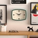 thumbnail image 3 of Reloj de pared JONES CLOCKS® Movie Retro 25,5 x 19,5 cm, color verde oscuro, 3 of 7