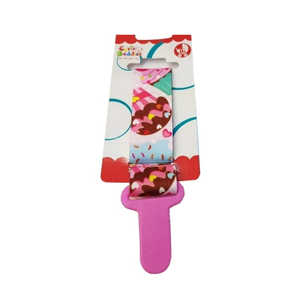 Porta Chupete De Cinta Clips De Tela Para Bebe Afirma Tete