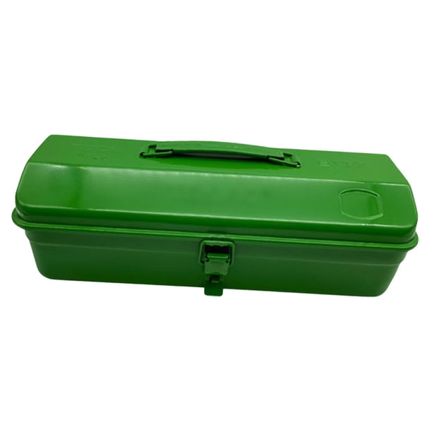 Caja de herramientas de herramientas Case, Contenedor, Estilo de techo de cadera multifunción de acero Portátil para taller doméstico Gifts para hombr