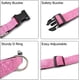 thumbnail image 5 of Collar para perro brillante y ostentoso, cómodo y duradero para perros pequeños, medianos y grandes con hebilla de plástico ecológica, collares de nailon ajustables y elegantes, se adapta a cuellos de, 5 of 7
