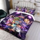 thumbnail image 3 of Cinco Noches en Freddy's Conjunto de sábanas temático, trío de piezas, cómodo y amigable con la piel, diseño único, regalo de decoración para el hogar para familiares, amigos y fans, 90 cm * 190 cm, 3 of 6