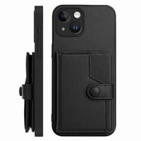 Foxdock Funda Para Iphone 13 Mini Con Bloqueo Rfid - Diseño Elegante Con Cierre De Botón