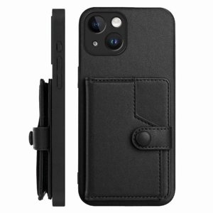 Foxdock Funda Para Iphone 13 Mini Con Bloqueo Rfid - Diseño Elegante Con Cierre De Botón