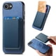 thumbnail image 1 of Funda de Cuero Magnética con Tarjetero para iPhone 16e Cubierta Delgada Azul, 1 of 5