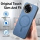 thumbnail image 4 of Magnetic Slim Case for Realme 11 5G with Camera Guard & Anti-Scratch Back Blue, 4 of 6