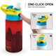 thumbnail image 4 of Lethal Company Botella de Agua con Tapa Pop Top de Un Toque, Acero Inoxidable, a Prueba de Fugas, para Deportes, Botella Infantil azul 12 oz, 4 of 6
