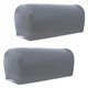 thumbnail image 4 of 2 unids antideslizante cuero de la PU estiramiento muebles sofá reposabrazos cubre gris, 4 of 5
