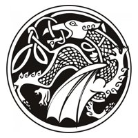 Rienda Libre Graphics - Decomural Celtic Dragon Centrepiece Ws-17485