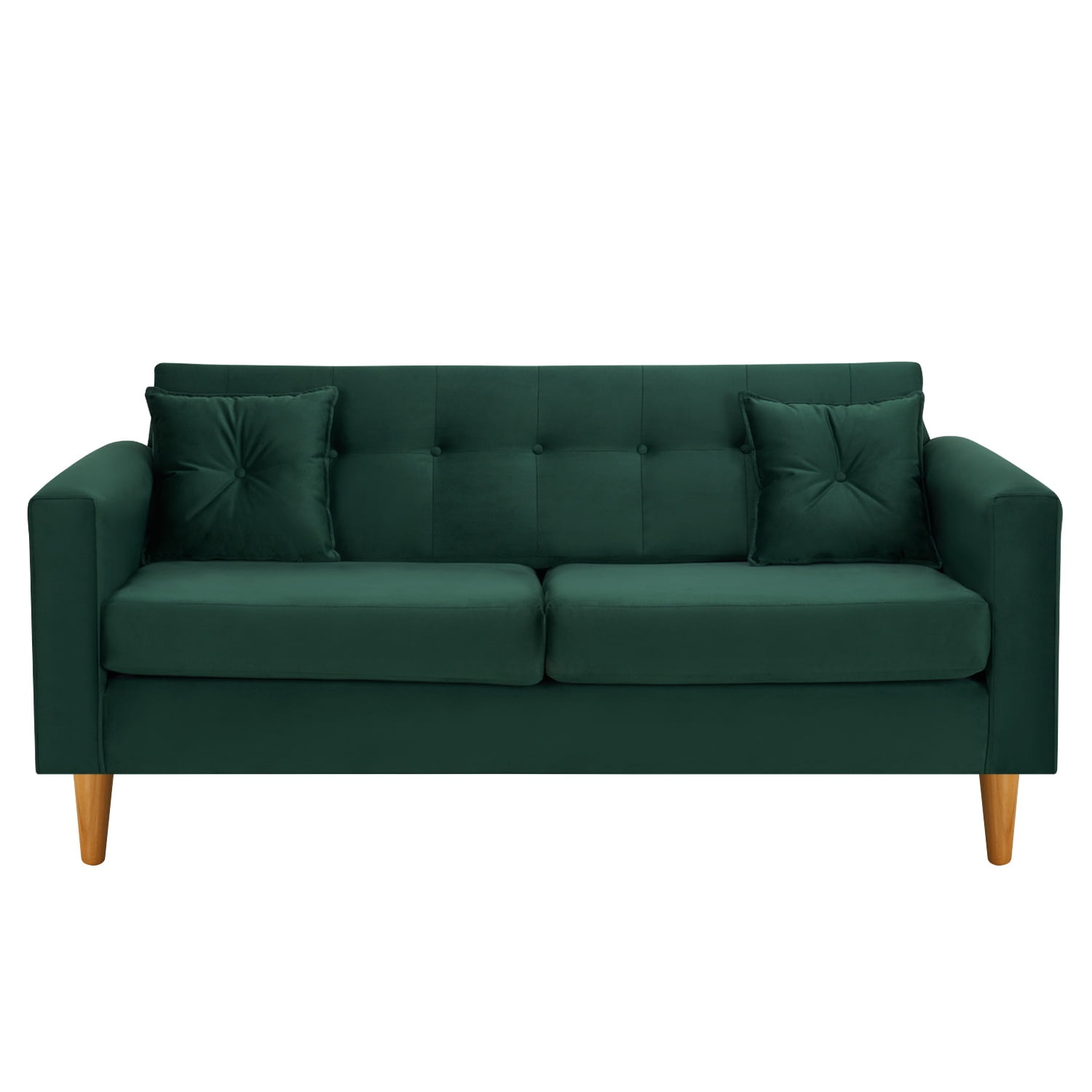 Bodevir - Sofa New Retro 3c Felpa 04 Verde Botella
