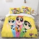 thumbnail image 2 of Fundas Nórdicas De Las Chicas Superpoderosas 3 Piezas Estilo Funda Nórdica Estampada Personajes De Anime Juego De Cama King Size Juego De Ropa De Cama Funda Nórdica Ultrasuave Con Crem, 2 of 3