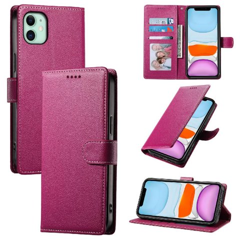 Foxdock - Funda Para Iphone 11 – Cuero Premium, 3 Ranuras Para Tarjetas, Protección Contra Impactos