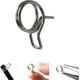 thumbnail image 1 of Abrazadera para manguera de riego heeqinn de 1/4", firme y a prueba de fugas, fácil de instalar, solución para fugas en conectores de kit de riego por goteo, accesorio de riego, 100 unidades, 1 of 6