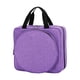 thumbnail image 4 of Bolsa para herramientas de tejido, bolsa para guardar hilo, estuche para proyectos de crochet, bolsa organizadora práctica de poliéster para quienes s Púrpura, 4 of 5