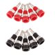 thumbnail image 4 of Enchufe De Poste De Encuadernación De Montaje En Panel De Conector Banana De 10 Piezas De 2 Mm 30-60 V 10A Rojo + Negro, 4 of 4