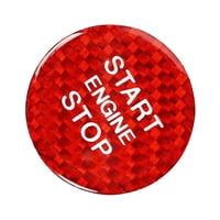 Magideal - Botón De Arranque Y Parada Del Motor, Cubierta Embellecedora, Cubierta De Repuesto, Anillos Protectores De Decoración, Cubierta Adhesiva Para A3,