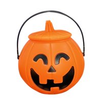 Magideal - Calabaza Cubo Trick Or Treating Basket Accesorios De Decoración Del Hogar, Candy Holder Con Asa Para Favor Bag Party Supplies Holiday Favors Halloween