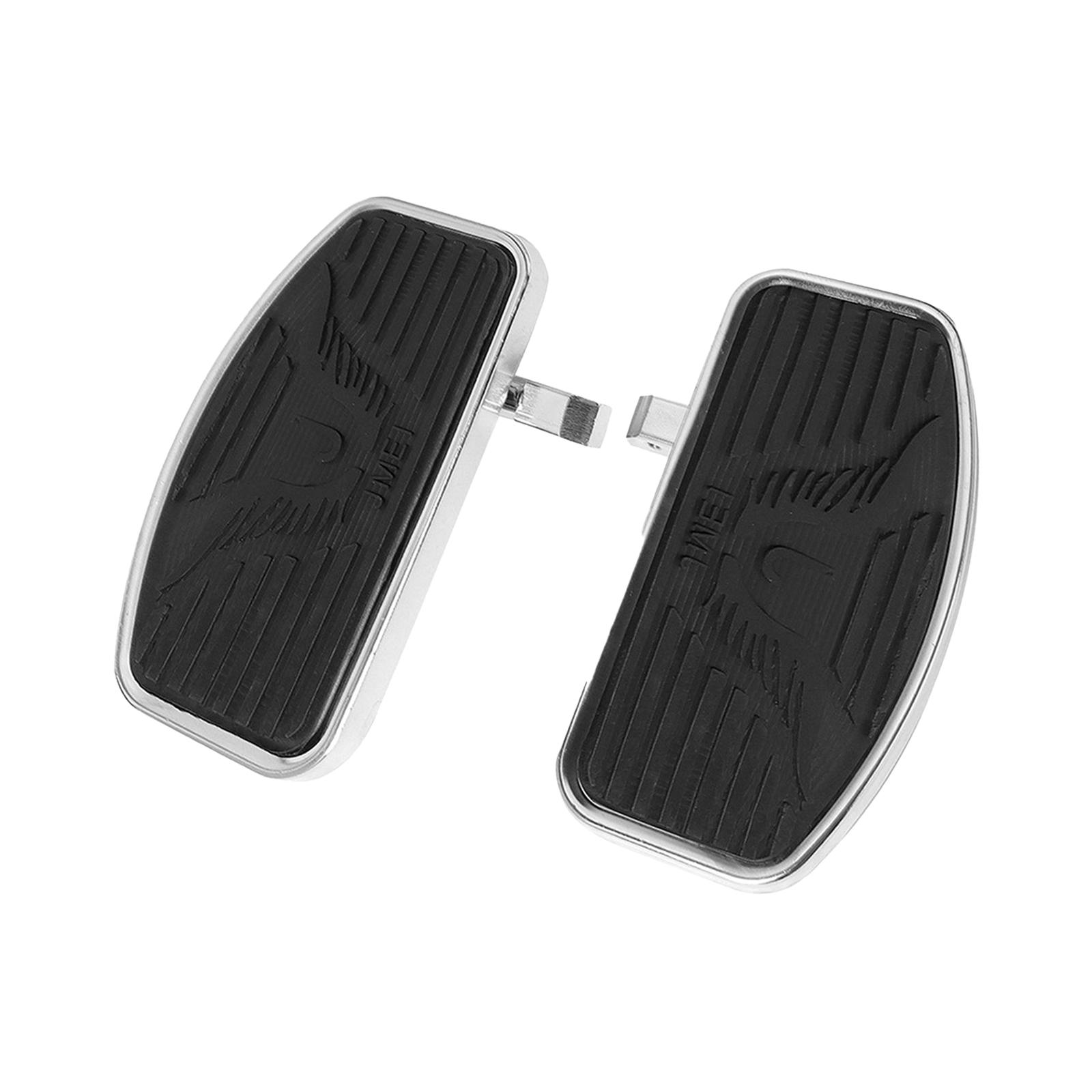 Magideal - 2X Reposapiés Para Motocicleta, Cómodos Pedales Compatibles Para Honda Vtx1800