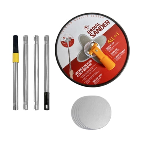 Ioensy - Lijadora De Polos De Paneles De Yeso Lijadora De Pared Radial De 9 Pulgadas Para Proyectos De Pintura Pared Seca