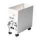 thumbnail image 3 of Carrito De Servicio Debajo Del Escritorio, Carrito Móvil Con Ruedas Para Cocina, Dormitorio, Comedor, Color Blanco, 3 of 5