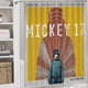 thumbnail image 5 of Mickey 17-theme 4-Piece Shower Curtain Set with Rugs, Waterproof Bathroom Decor Set Includes Bath Mat, U-Shaped Rug, Toilet Lid Cover and Curtain with Hooks, 5 of 6