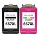 thumbnail image 3 of Tinta Compatible Con Hp 667xl , Deskjet 6000 , 6400 , 2300, 3 of 3