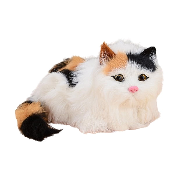 Gato de Peluche, Muñeco de Gato, Juguete de Peluche, Peluche Decorativo de Dibujos Animados, Peluche Cómodo, Juguete para Niños, Regalos de Cumpleaños multicolor