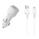 thumbnail image 1 of Cargador para Auto Hoco Z23 con cable Lightning Blanco, 1 of 3