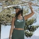 thumbnail image 2 of Peto Deportivo Mujer Middle Kalo Lhotse verde M, 2 of 8