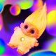 thumbnail image 2 of Figura de Peluche HAPPY HAUL Trolls de Buena Suerte con Clip, 2 of 5