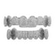 thumbnail image 1 of Juego De Parrilla De Hip Hop, 8 Dientes Superiores, 8 Dientes Inferiores Para Hombres Y Mujeres, Disfraz De Rapero, Conjunto Plateado, 1 of 3