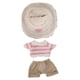 thumbnail image 3 of Mini Muñeca De 6 Pulgadas, Ropa, Sombrero, Ropa Para Muñecas De 5 A 7 Años, Colgante Para Muñecas De 8 A 10 Años, 3 Piezas, 3 of 3