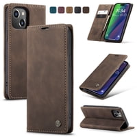 Yeykx - Caseme Funda De Cuero Para For Iphone 15, Funda De