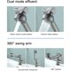 thumbnail image 5 of Mezclador Giratorio De 360° Para Lavabo - Brazo Ajustable Libremente, Dos Modos De Caño, Control Dual Para Agua Caliente Y Fría, 5 of 6