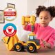 thumbnail image 3 of Volquete de juguete Build-A-Buddy John Deere con taladro de juguete amarillo, 3 of 9
