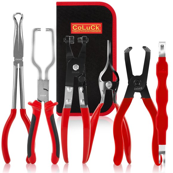 Kit de herramientas CoLuck, conector eléctrico, 6 unidades, alicates, separador