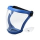 thumbnail image 2 of Protector facial completo con orificio transpirable y ergonómico para esmerilado, máscara protectora facial Azul y claro, 2 of 5