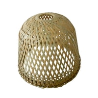 Ioensy - Accesorios De Techo Tejidos A Mano Con Pantalla De Lámpara De Bambú Para El Adorno Del Hogar De La Casa De Té