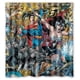 thumbnail image 1 of Cortina de ducha de Superman y Batman, juego de cortina de baño con ganchos, tamaño 66 x 72 pulgadas, 1 of 3