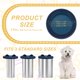 thumbnail image 2 of Uxcell Tapas para Latas de Comida para Gatos, Tapas de Latas de Comida para Perros con Toppers de Silicona con Forma de Orejas de Mascota, Un Tamaño para 3 Tamaños Estándar, (Azul Marino, 2 Piezas), 2 of 7