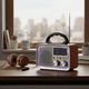 thumbnail image 2 of Radio Retro Vintage Solar Am/SW/FM Bluetooth Model TS-725 Tasbel, 2 of 4