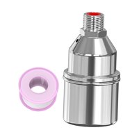 Ioensy - Válvula De Flotador Válvula Automática De Acero Inoxidable Para Sistema De Riego De Acuicultura 1/2 ""Entrada Superior B