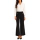 thumbnail image 2 of INSPIRE CHIC Camisa de Mujer con Botones, Manga Larga, Cuello en V, Clásica para Negocios, Talla L, Blanca, 2 of 5