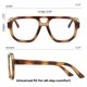 thumbnail image 4 of Gafas livho Aviador con Bloqueo de Luz Azul, 4 of 7