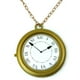 thumbnail image 3 of Collar Skeleteen Jumbo Gold Clock White Rabbit Alice, 3 of 3