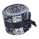 thumbnail image 1 of 20 Piezas De Rollo De Gelatina De 2,4 Pulgadas De Algodón Floral Para Manualidades, Costura Enrollable, Color Negro, 1 of 5