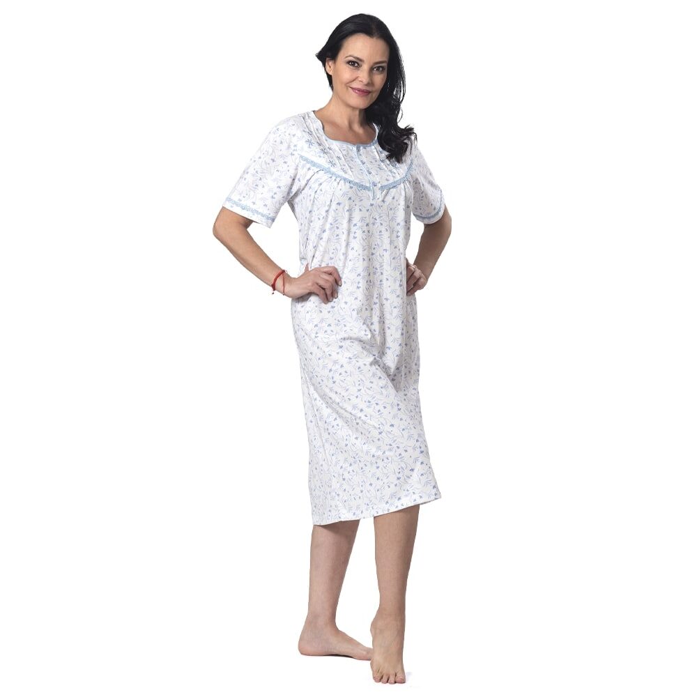 Mon Amour - Camisa Algodón Estampado Con Alforzas