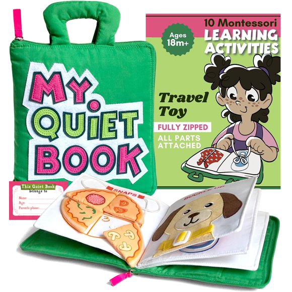 Avión Quiet Book TAVVA My Quiet Book para niños de 1 a 3 años